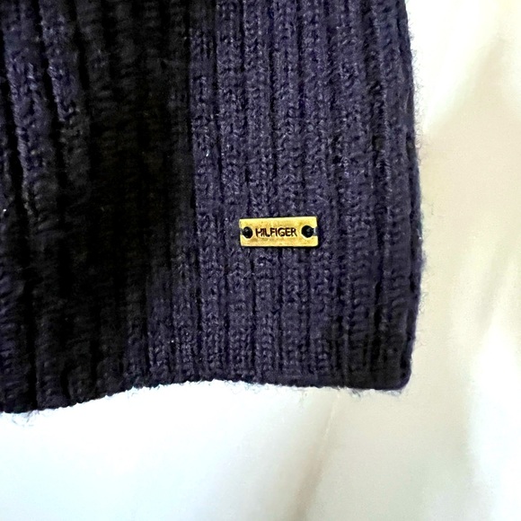 Tommy Hilfiger Sweater Dress with belt - Navy blue - Picture 4 of 5